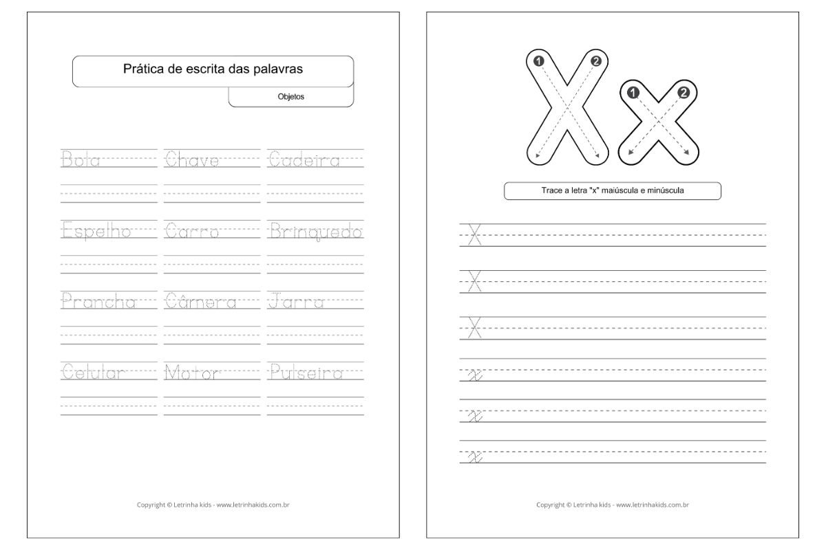 Caligrafia para Impressão  em pdf baixar