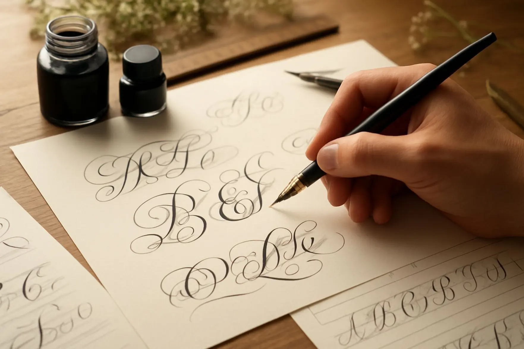 Atividades de caligrafia para imprimir adulto