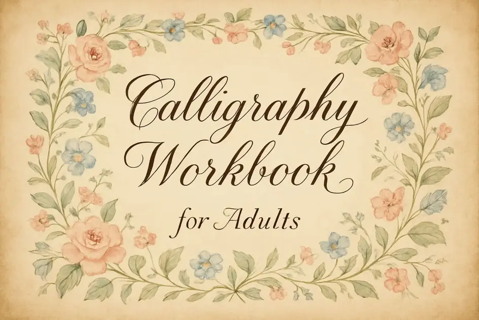 Caderno de caligrafia para adultos para imprimir Caderno de caligrafia para adultos para imprimir