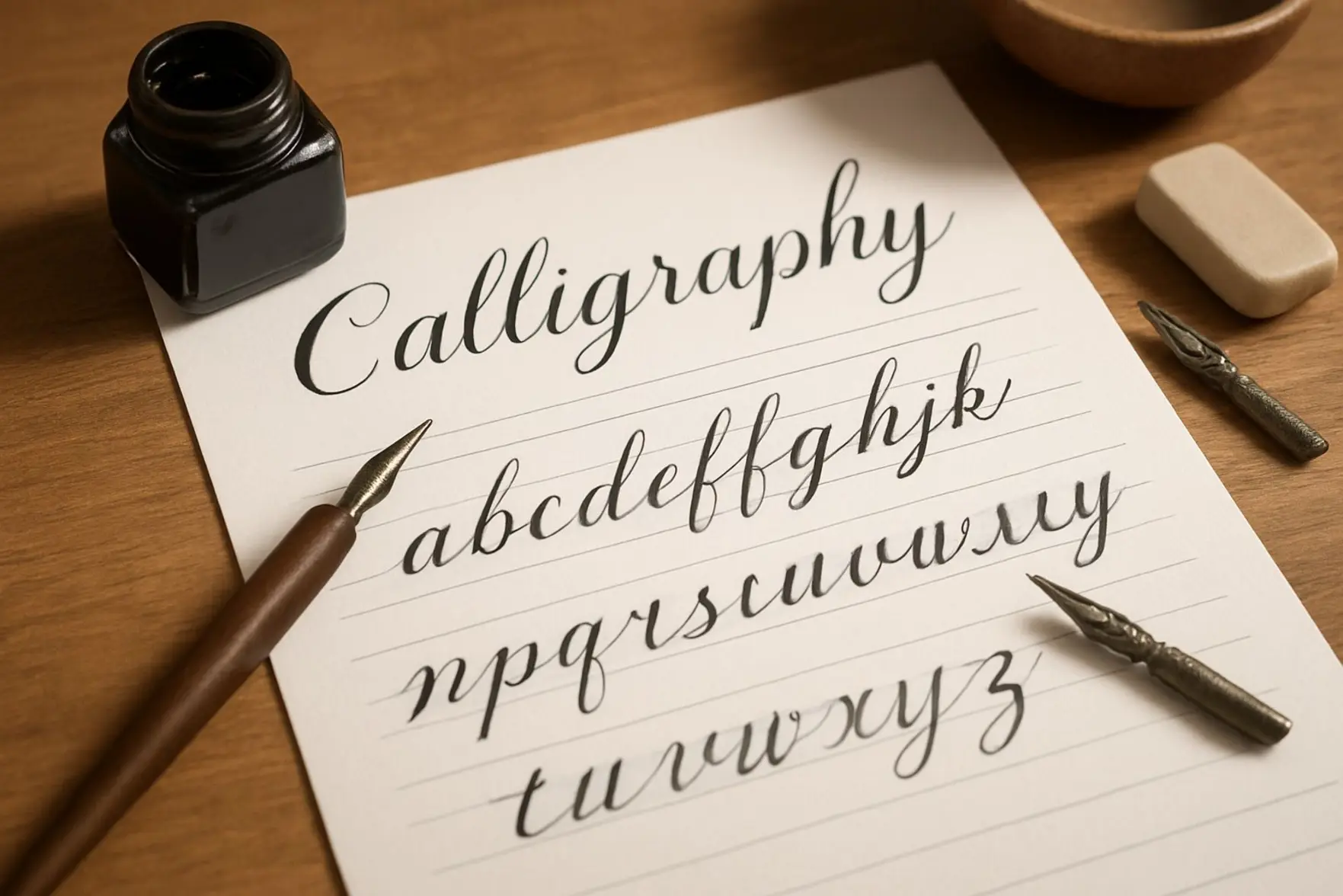 Caderno de caligrafia para imprimir