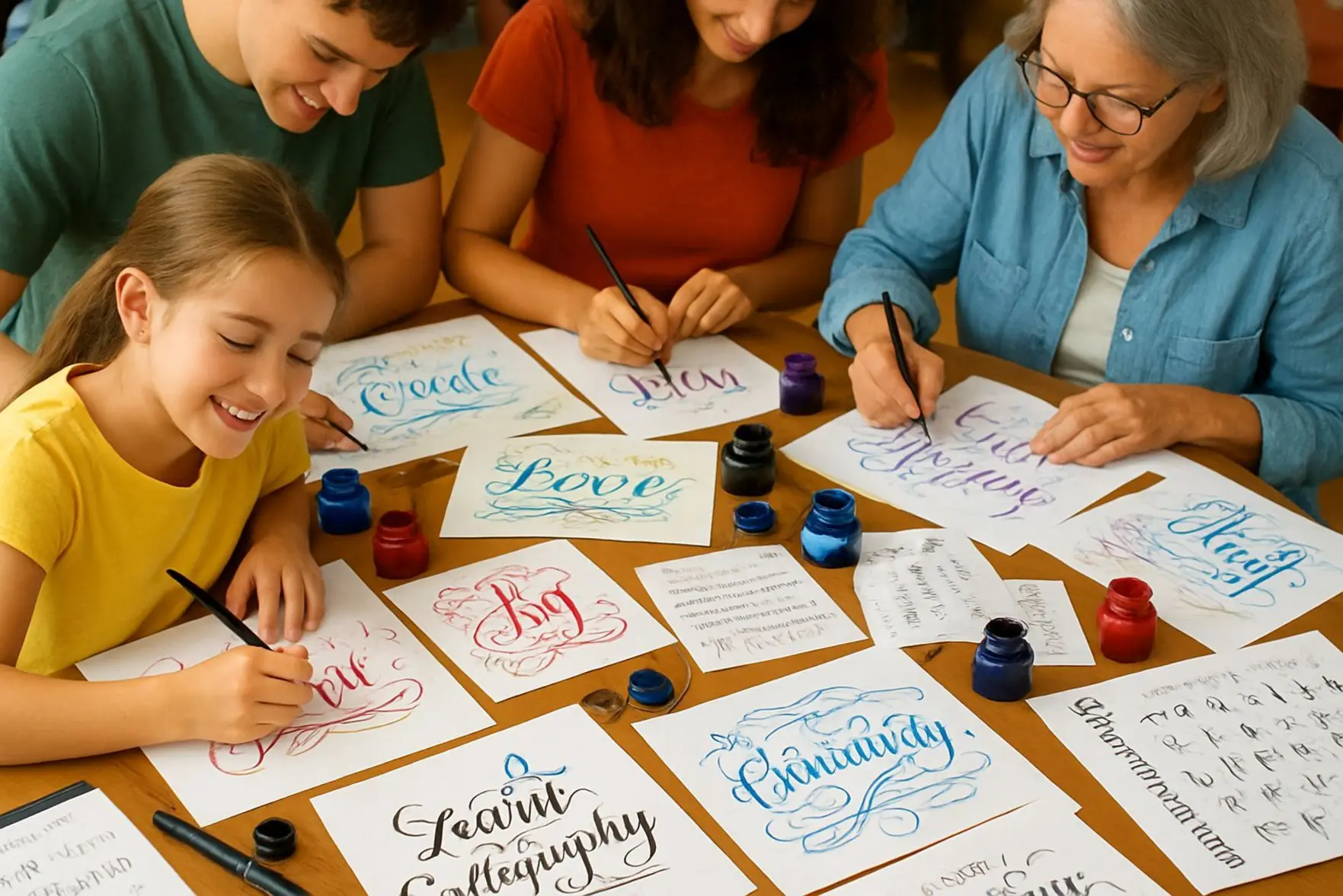 Caligrafia para imprimir Caligrafia para imprimir