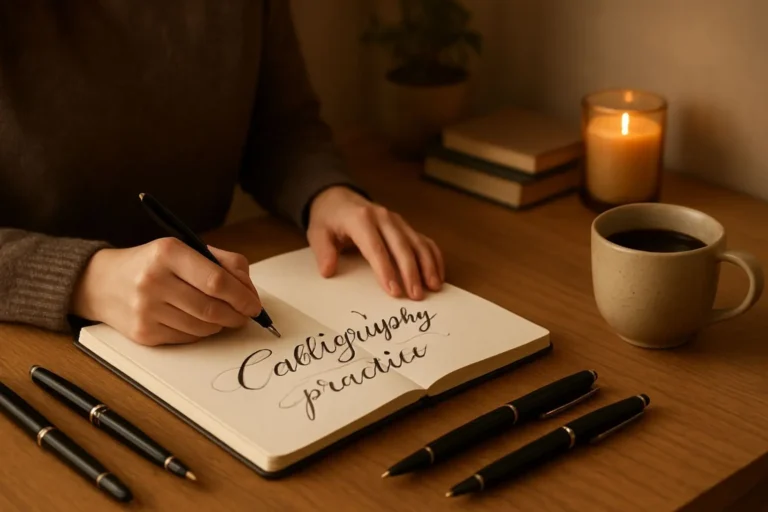 caderno de caligrafia para adulto