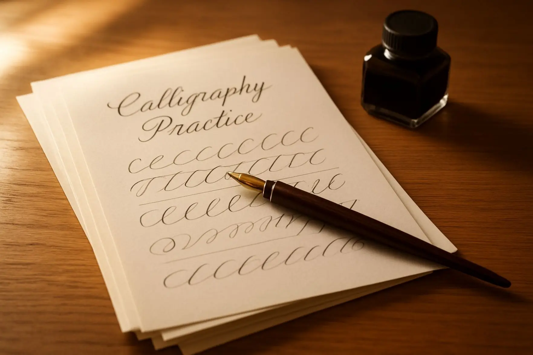 Folha de caligrafia pdf Folha de caligrafia pdf