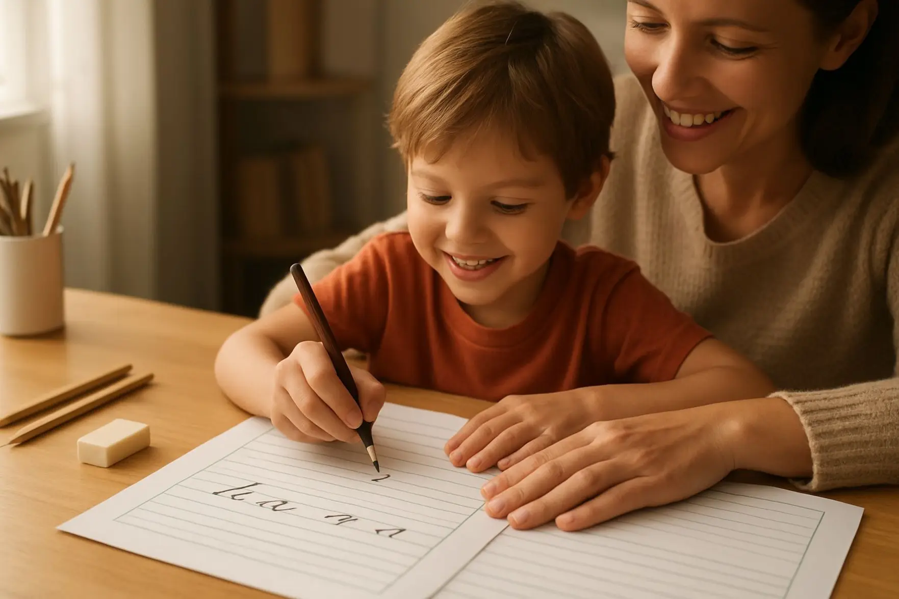 Folha para treinar caligrafia pdf