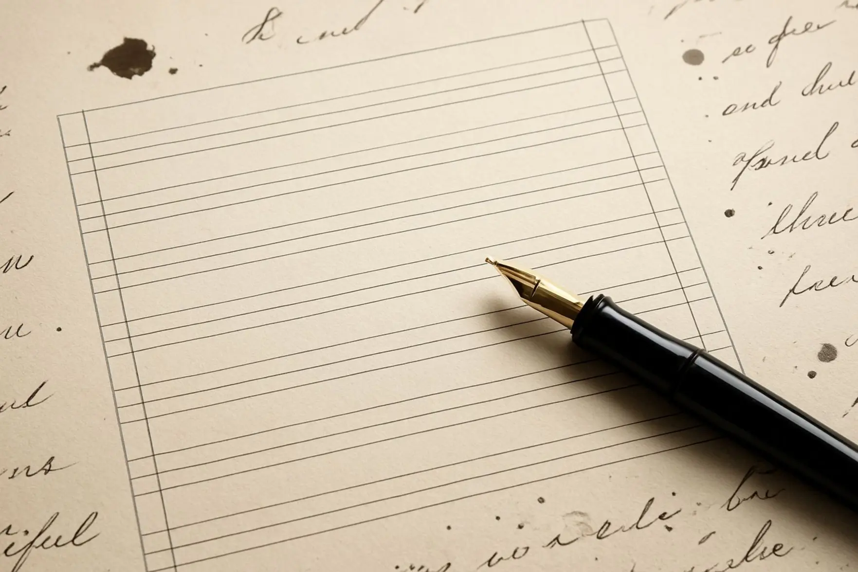 Folha para treinar caligrafia pdf